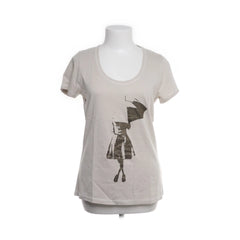 Kaffe | Beige T-shirt met Figuurprint