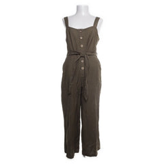 New Look | Olijfgroene linnen jumpsuit