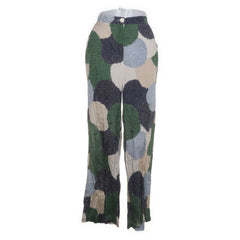 Masai | Blauw, Groen, Beige, Grijs, Meerkleurig, Wit - Palazzo broek