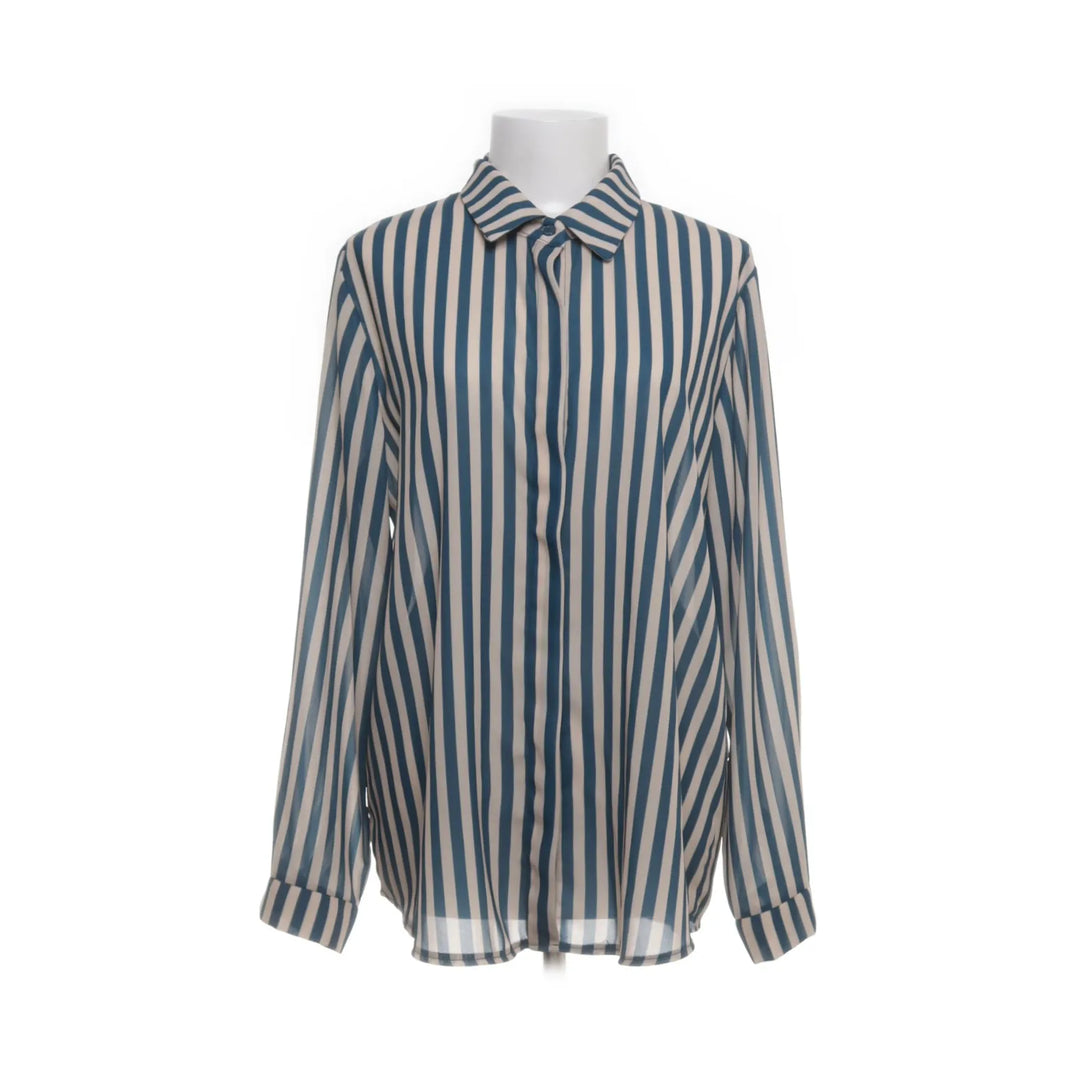 Terra di Siena | Blauw, Beige - Blouse