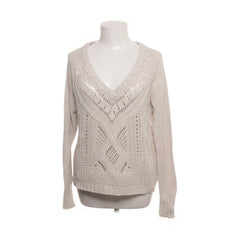Roxy | Beige Gebreide V-hals Trui
