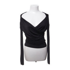 Mango | Zwarte wrap top