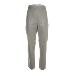 DKNY | Grijze DKNY Leren Broek