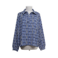Costes Basic | Blauw, Meerkleurig - Blouse