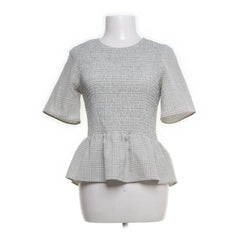 Envii | Groen, Wit - Peplum top