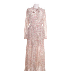 Anna Ellis | Beige, Meerkleurig - Maxi jurk