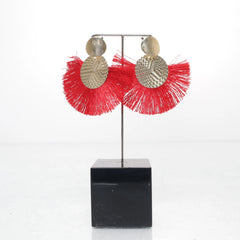 Goud, Rood - Oorbellen