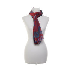 Barcelona | Rood, Blauw, Meerkleurig - Infinity scarf