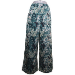 Karo Kauer | Blauwe bloemenprint broek