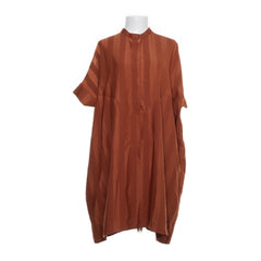 Selected Femme | Roestbruin oversized hemdsjurk