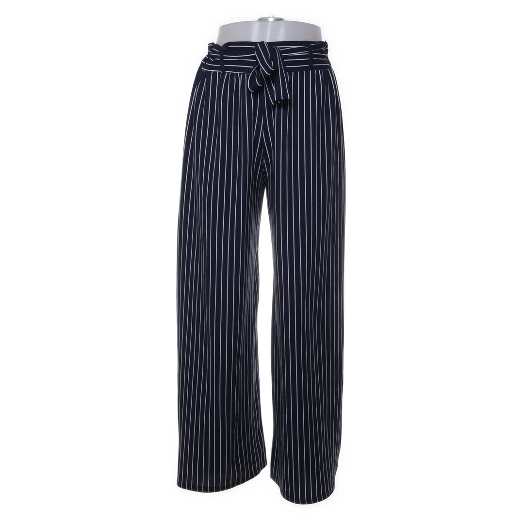 Blauw, Wit - Palazzo broek