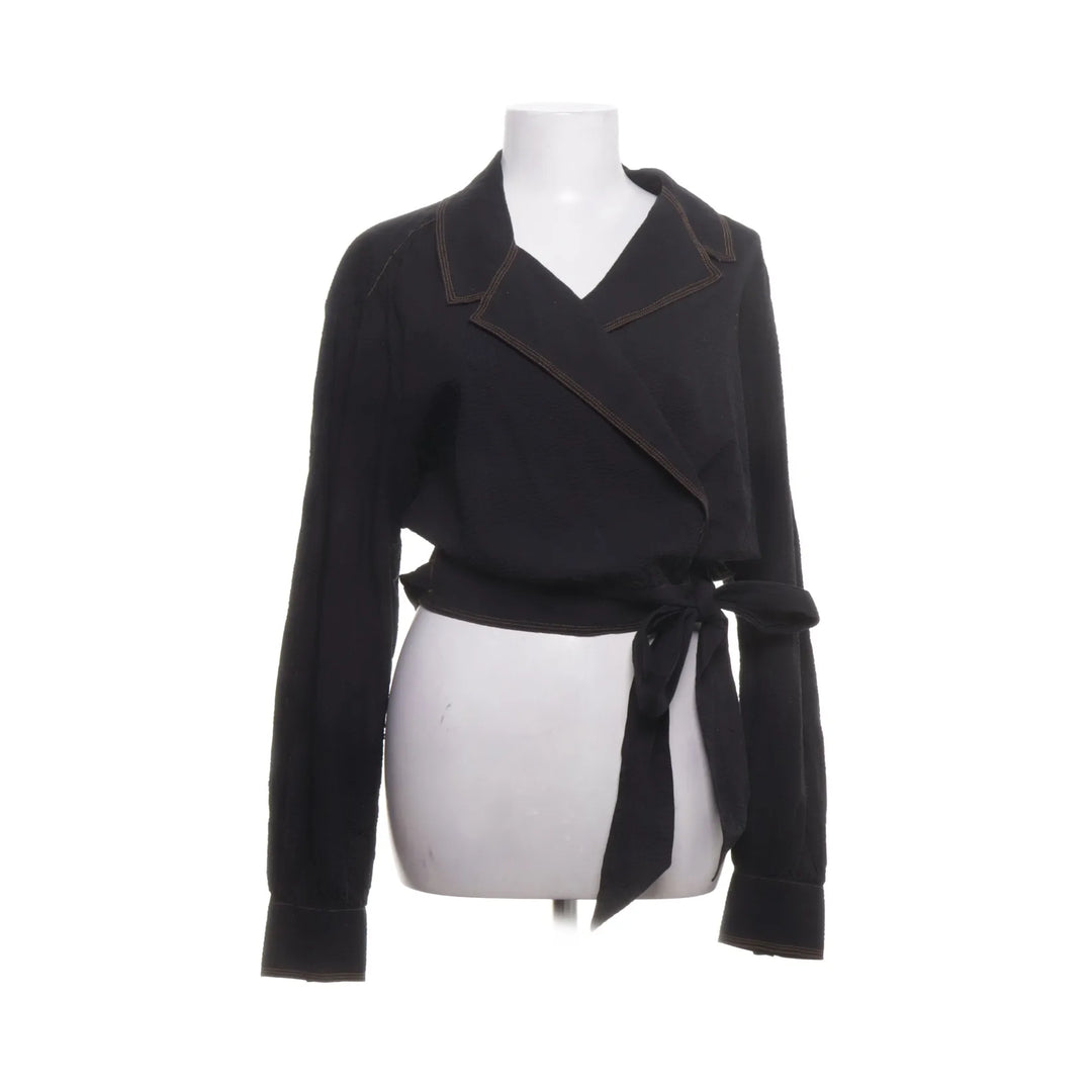 Scotch & Soda | Zwart - Wikkelblouse