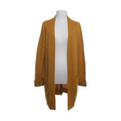 Vero Moda | Mosterdgele gebreide cardigan