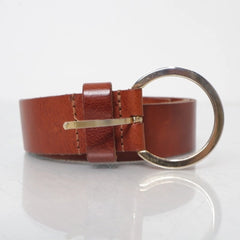 Bruine Leren Riem