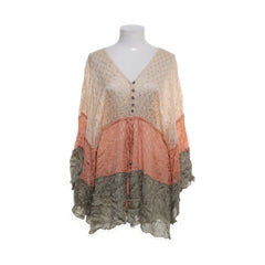 NKN Nekane | Beige, Bruin, Groen - Blouse