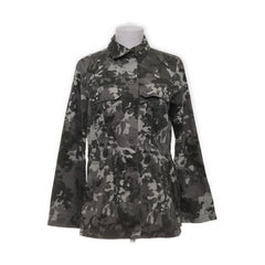 KappAhl | Grijze camouflage jas