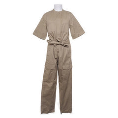 Co'Couture | Beige Utility Jumpsuit