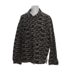 Weekday | Zwart-wit gevlekte fleece jas