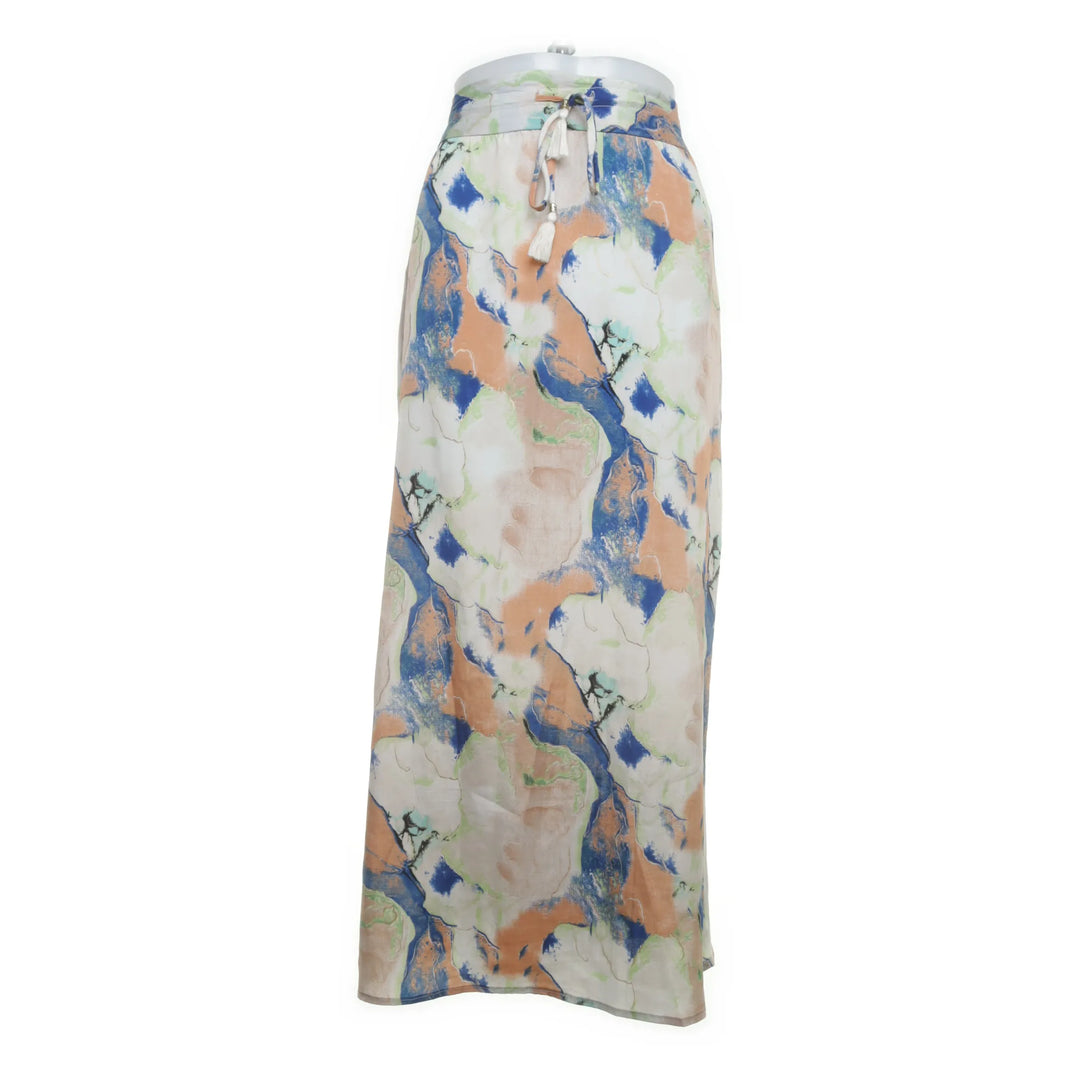 Black Colour | Wit, Meerkleurig - Maxi rok