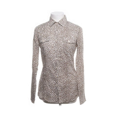 SAND Pink Label | Grijze Luipaard Print Blouse