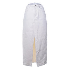 Mango | Witte denim maxi-rok