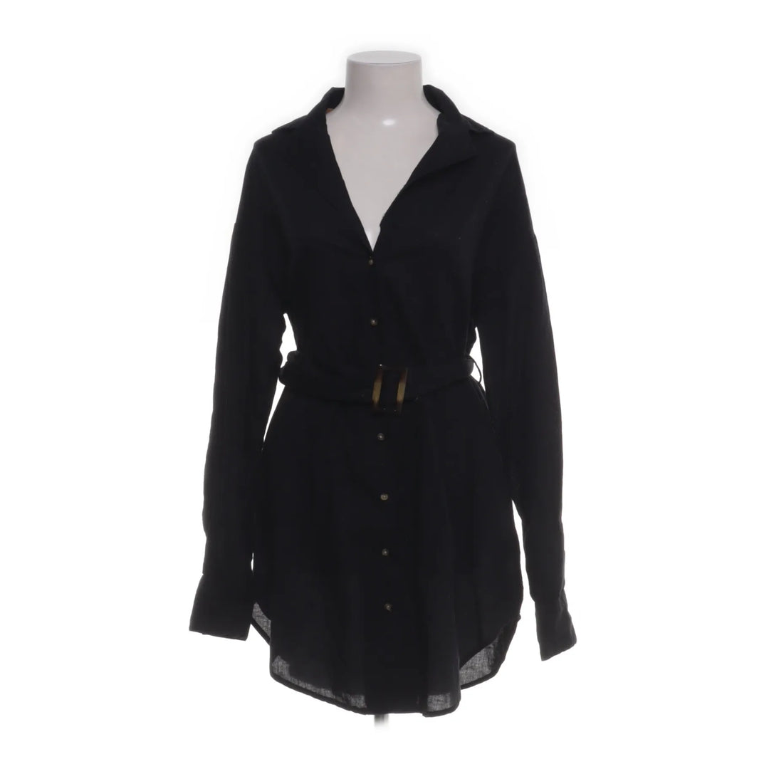 Hannalicious x NA-KD | Zwart - Blousejurk