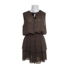 Scotch & Soda | Bruine gelaagde chiffonjurk