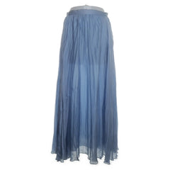 Ralph Lauren | Blauwe Chiffon Maxi-rok