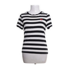 Noisy May | Zwart-wit gestreept T-shirt