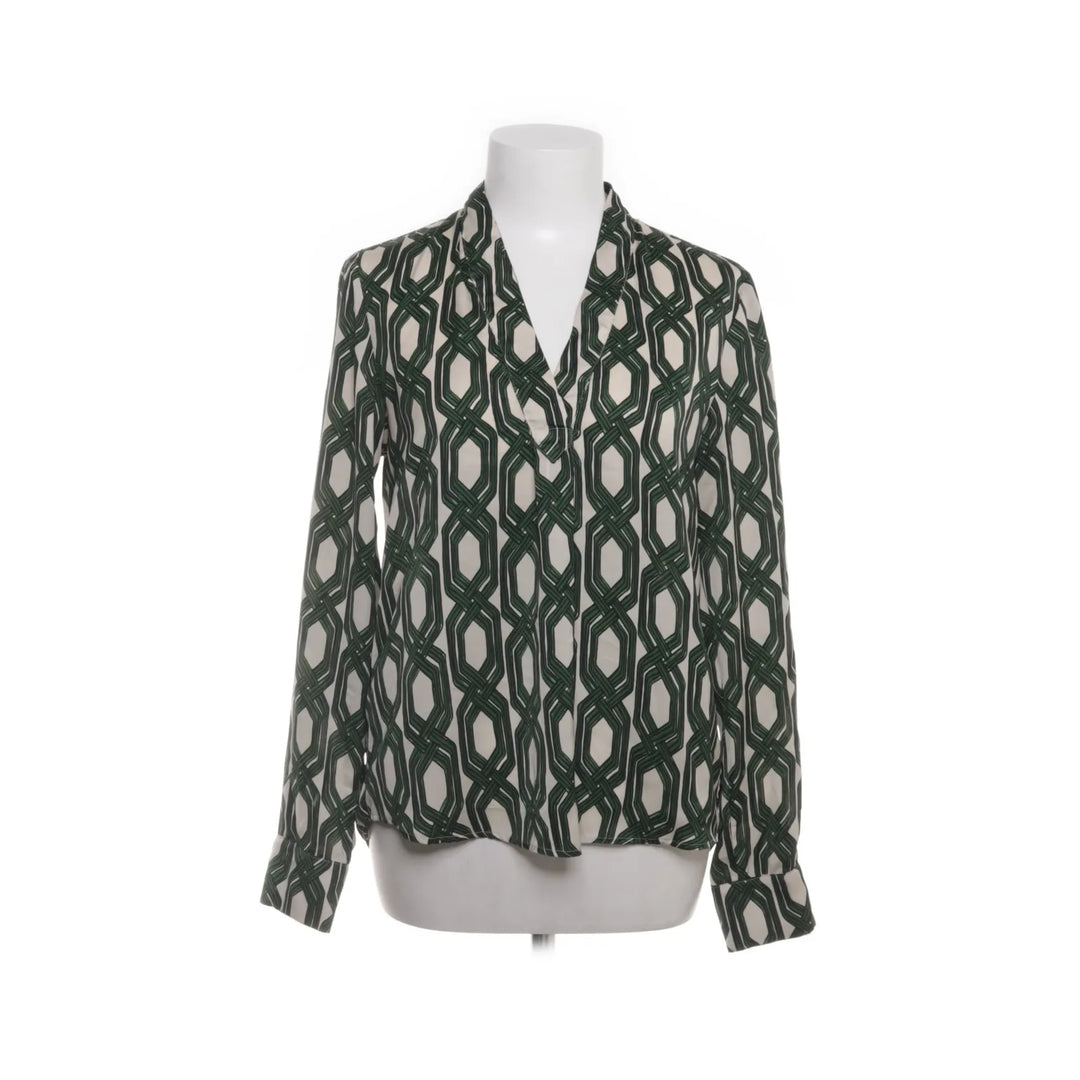 Mango | Groen, Beige - Blouse