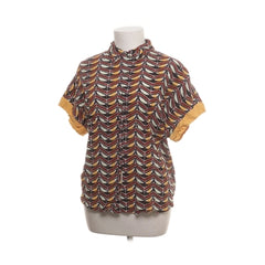 Scotch & Soda by Maison Scotch | Bruine Geometrische Blouse