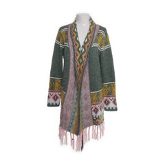 Amo | Wit, Groen, Roze, Meerkleurig - Cardigan