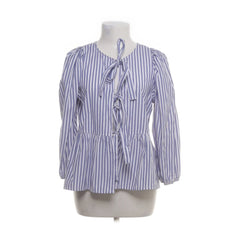 Pigalle | Wit, Blauw - Peplum top