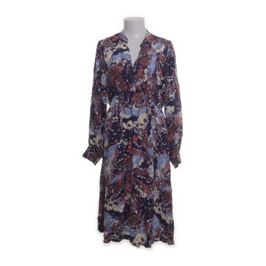 Soaked in Luxury | Blauw, Meerkleurig - Jurk