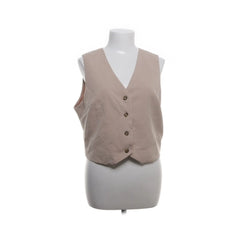 Page One | Beige Katoenen Gilet