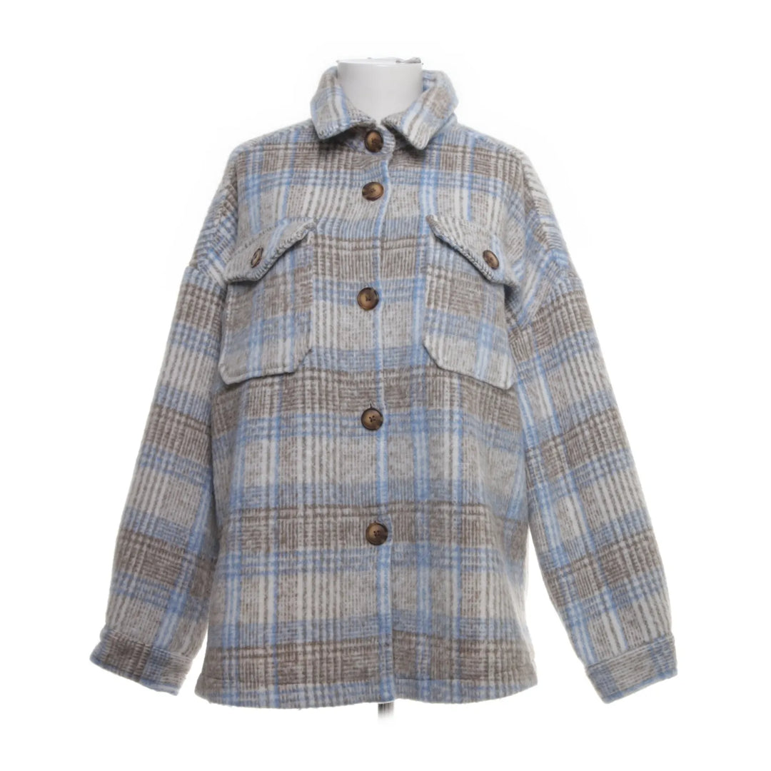 Gina | Beige, Blauw, Wit - Overshirt