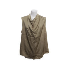STOCKH LM | Olijfgroene mouwloze blouse