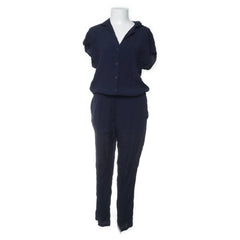 GANT | Marineblauwe jumpsuit met pofmouwen