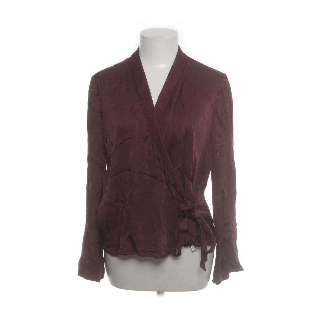 Massimo Dutti | Rood - Wikkelblouse