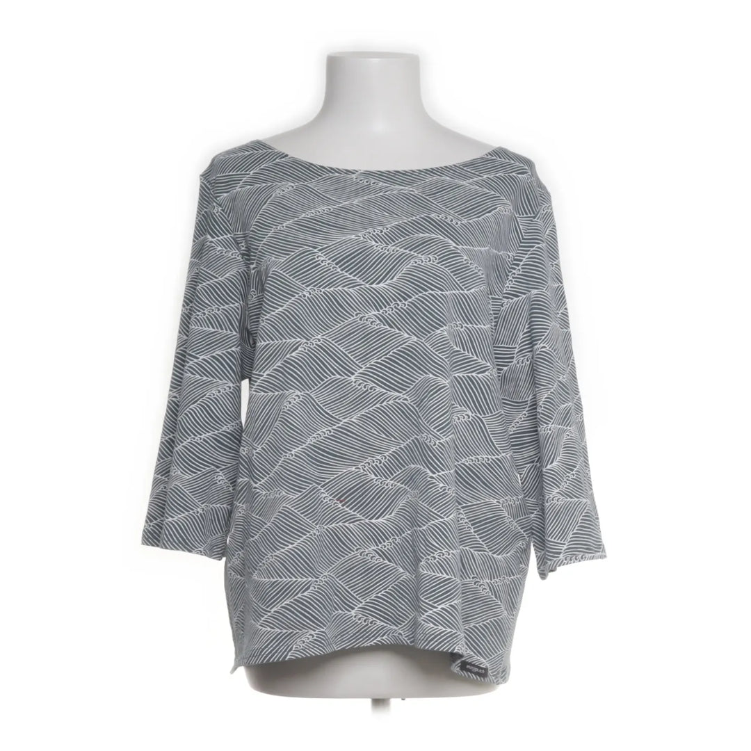 Anzüglich | Grijs, Wit - Blouse