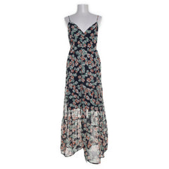 Y'coo | Blauw, Meerkleurig - Maxi jurk