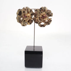 Gouden Bloemen Oorbellen