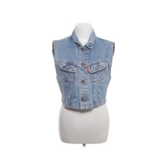 Faster | Lichtblauwe Mouwloze Spijkervest