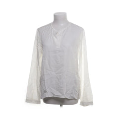 Marc O'Polo | Witte blouse met kanten mouwen
