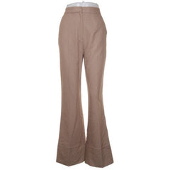 Hanna Schönberg x NA-KD | Beige Flared Pantalon