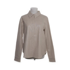 Neo Noir | Beige Leren Overhemd