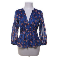 Scotch & Soda | Blauwe Bloemenprint Blouse