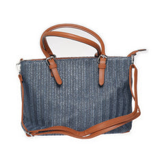 Blauw, Bruin - Schoudertas