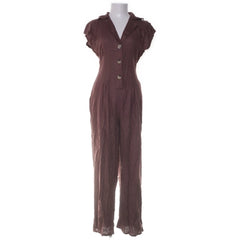 ASOS Design | Bruine linnen jumpsuit