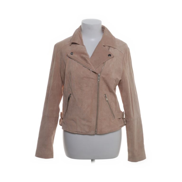 River Island | Beige bikerjack met rits